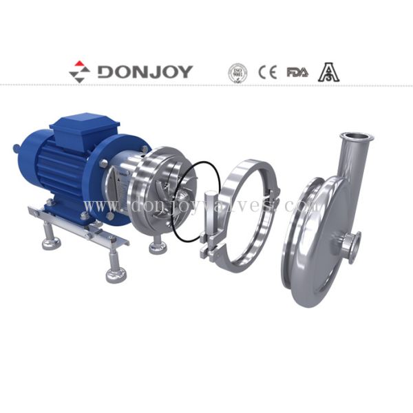 Buy SS316L Sanitary Grade Centrifugal Pump With Clamp Connection at wholesale prices