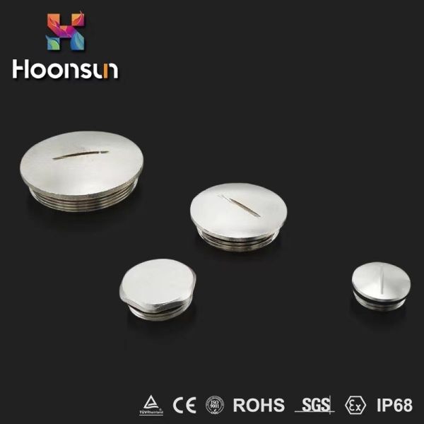Buy IP54 Nickel Plated Brass Accessories Hexagonal Screw Plug Caps at wholesale prices