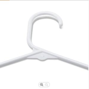 Bathroom Thick Plastic Hangers Sinfoo White Plastic Clothes Hanger