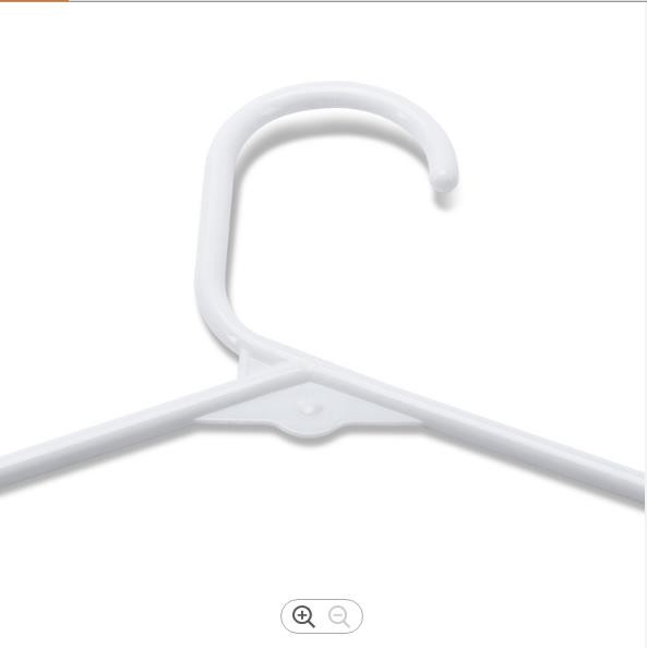 Buy Bathroom Thick Plastic Hangers Sinfoo White Plastic Clothes Hanger at wholesale prices