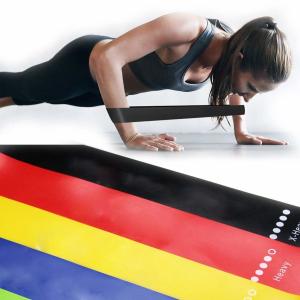 ZHIHUI TPE Silicone Exercise Bands Yoga Resistance Rubber