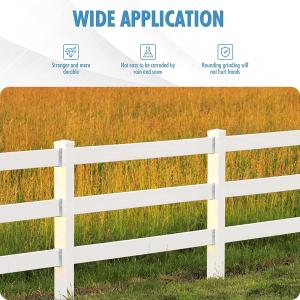 Galvanized Steel 2x4 Brackets for Wood Rail Heavy Duty MULTI Fence Bracket