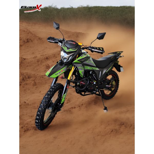 Speedometer And Odometer Equipped Dual Sport Motorcycle with Water Cooling Engine