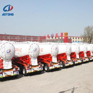 45000L Aluminum Fuel Tanker Semi Trailer with 3 Axles