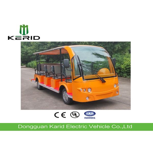 Battery Powered Electric Sightseeing Car with 14 Seats Excellent Cruising