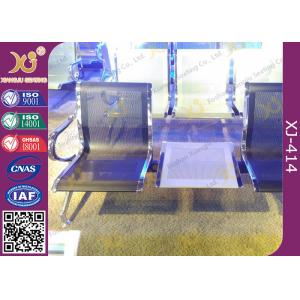 Polish Finish Upholstered Public Waiting Chairs For Government Seat Area