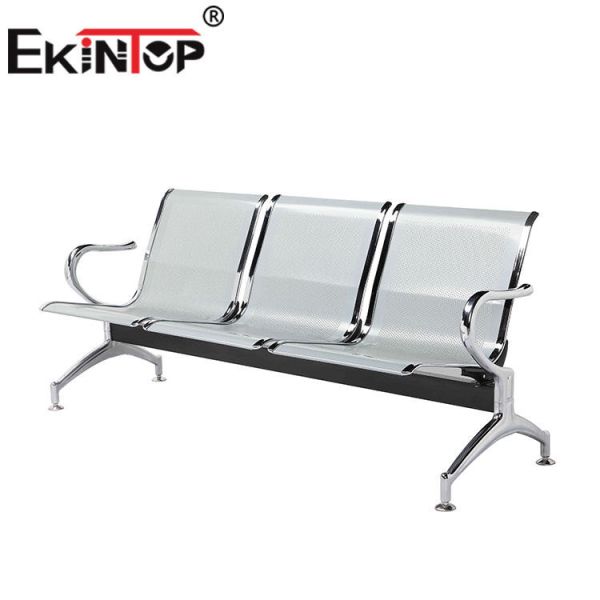 Buy Metal 3 Seater Waiting Room Chairs , Public Waiting Bench For Office OEM at wholesale prices
