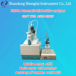 Automatic Thiol Sulfur Analyzer 10ml Burette ASTM D3227