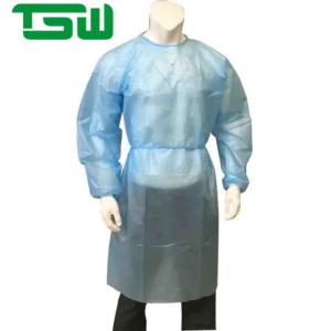 AAMI Level 1 2 3 PP PE Disposable Isolation Gown