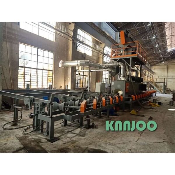 CE Tube Pipe And Solid Bars Shot Blasting Machine