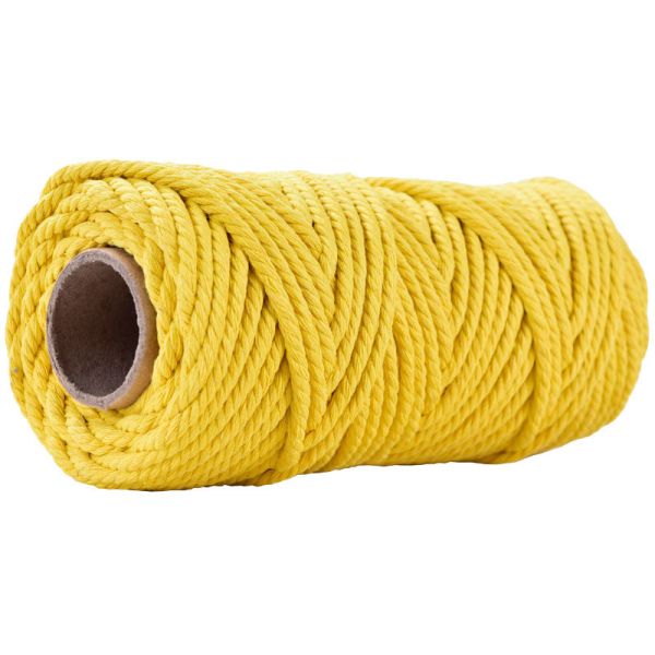 50m Dusty Pink Macrame Cord 5mm ISO9001 Pink Cotton Rope 3 Strands