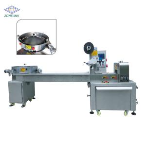 milk jujube Sugar Pillow Flowing candy cake flow packing machine