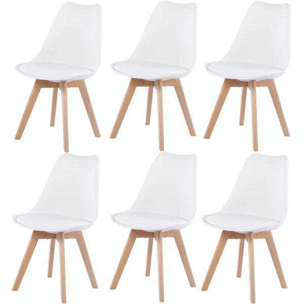 40'HQ Living Room Chairs with PU Cushion 1488pcs Prices Nordic Wooden Tulip Dining Chair