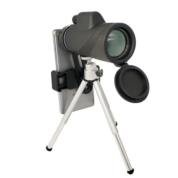 Rubber Phone Camera Telescope 12x50 OEM Mobile Hunting Telescope For Adults Bird