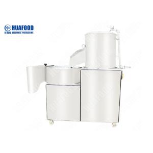 SUS304 Root Vegetable Washing Machine Peeling / Slicing Integrated