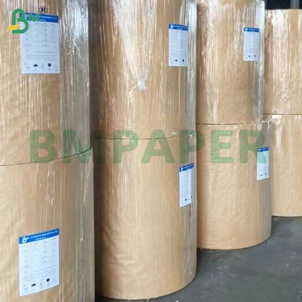Buy 60gsm 70gsm Recycled Pulp High Strength Brown Kraft Paper Sheets at wholesale prices