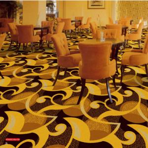 Luxury PVC Carpet Flooring , 100 Polypropylene Carpet Jacquard Style