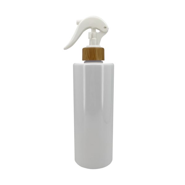 White PET Plastic Spray Bottle With Switch 250ml Spray Bottle With A Natural