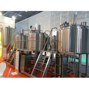 Electrical / Steam Mini Microbrewery Equipment , 3 Phase Brewpub Equipment