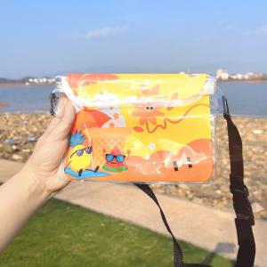 3 LAYER SEALED LARGE MOBILE PHONE WATERPROOF BAG OBLIQUE STRADDLE SWIMMING