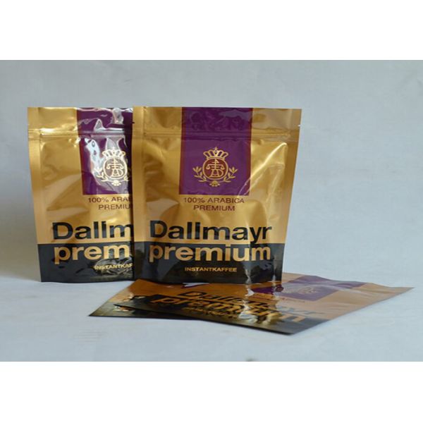 Buy Biodegradable Plastic Pouch Packaging / Stand Up Barrier Pouches Zipper Top at wholesale prices