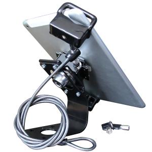 Anti-grab tablet panel computer display mounting security stand