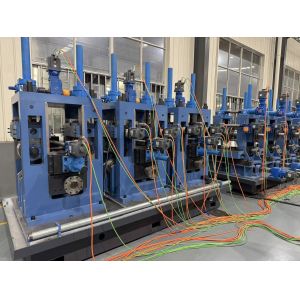 Hot Rolled Steel Strips Pipe Mill , Steel Pipe Making Machine