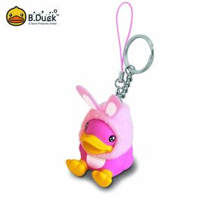 3D Cartoon Cute Duck Keychain Pendant En71 ASTM Certificate