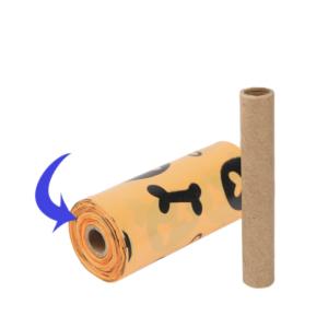 oem moq 10000 roll hot sale wholesale printed dog waste plastic bags poop bag