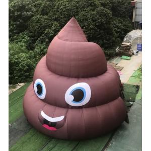 Fire Proof Inflatable Tent Interesting Shape Of Feces 10m Diameter