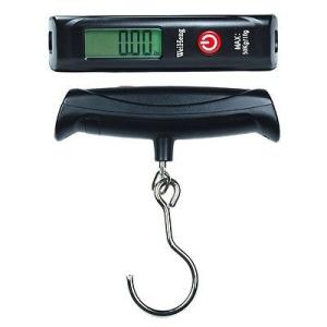 Green Backlight Travel Bag Weighing Scales With ABS Plastic Material
