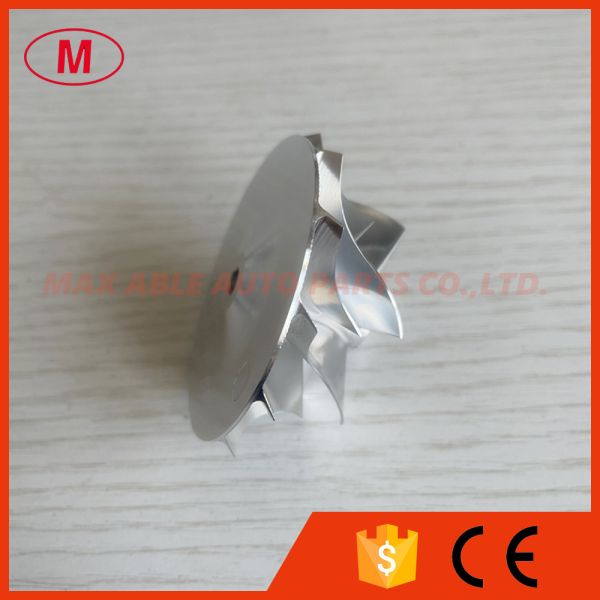 TD04 reverse 42.00/56.00mm 6+6 blades high performance turbo milling/aluminum 2618/billet compressor wheel for 49477-02000, 49477-02001, 49477-02002,