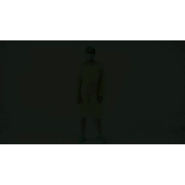 Buy S&J Disposable medical isolation protective gown pp non woven material yellow isolation gowns at wholesale prices