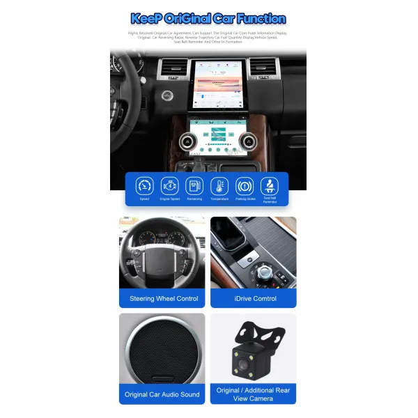 Viknav Car Radio For Range Rover Sport L320 ( 2011 2012 2013) 10.4'' Android Carplay GPS Navigation Multimedia Stereo