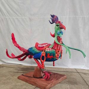 Quality Realistic Voice Animatronic Animals Mythical Chinese Creatures Miemengniao for sale