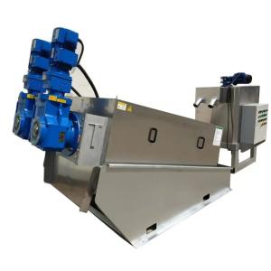 Self Cleaning Sludge Thickening System Volute Sludge Dewatering Press