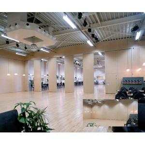 Acoustic Room Dividers / Soundproof Movable Wall Dividers with Sliding Track