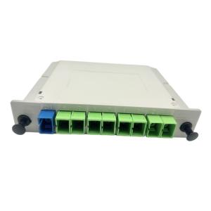 China 1x8 Fiber Splitter PLC Box 1 8 SC/APC Programmable Controller FTTH 1x8 Box PLC Splitter on sale