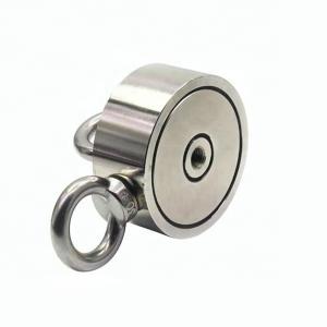 94mm Dneodymium Retrieving Magnet Rust Resistant With Two Eyebolt