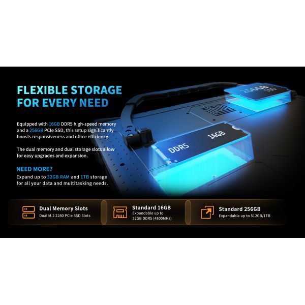 14-inch ULTRA-LARGE AI and waterproof rugged tablet PC EM-I14A