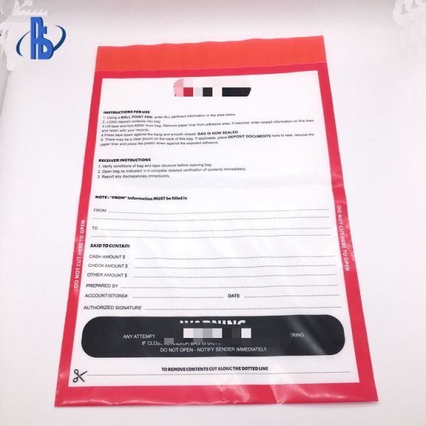 Wholesale Packaging Envelopes Plastic Packaging Bags Single Used Security Tamper Evident Bag
