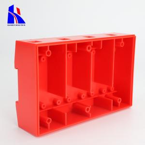 Red Medical Plastic Injection Molding Parts Nylon 11 2316 Steel