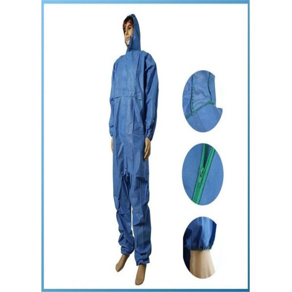 Buy White Industrial Disposable Coverall Suit at wholesale prices