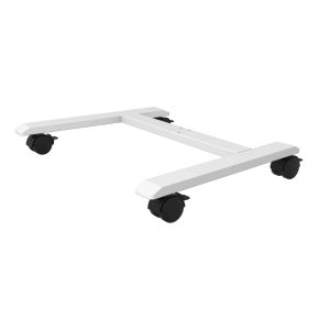 Rolling Standing Desk Powered By Battery Pack Middle Mounted