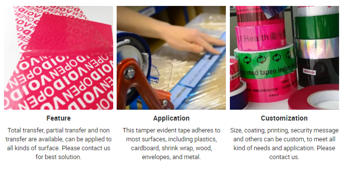 48mm*50m Anti Counterfeiting Security Adhesive Tape