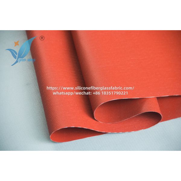 1.5mm Silicone Coated Fiberglass Fabric For Duct Flexible Connectors