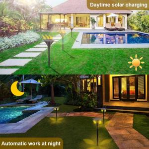 44LM 6000k LED Solar Landscape Spotlights 2000mah ABS