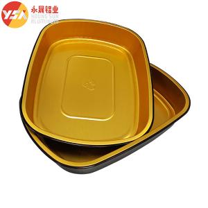Smoothwall Black And Gold 680ml Oblong Foil Take-Out Pan​ for Baking and storing