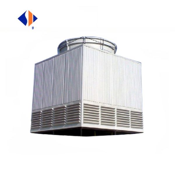 FRP Anti-corrosion Counter Flow Water Cooling Tower for Round Shape Design 880 KG