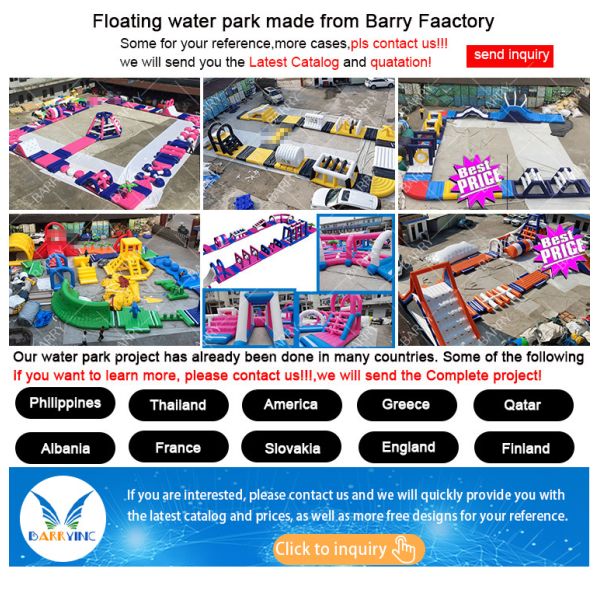 Customized PVC Inflatable Floating Water Park For Water Fun And Special Occasions